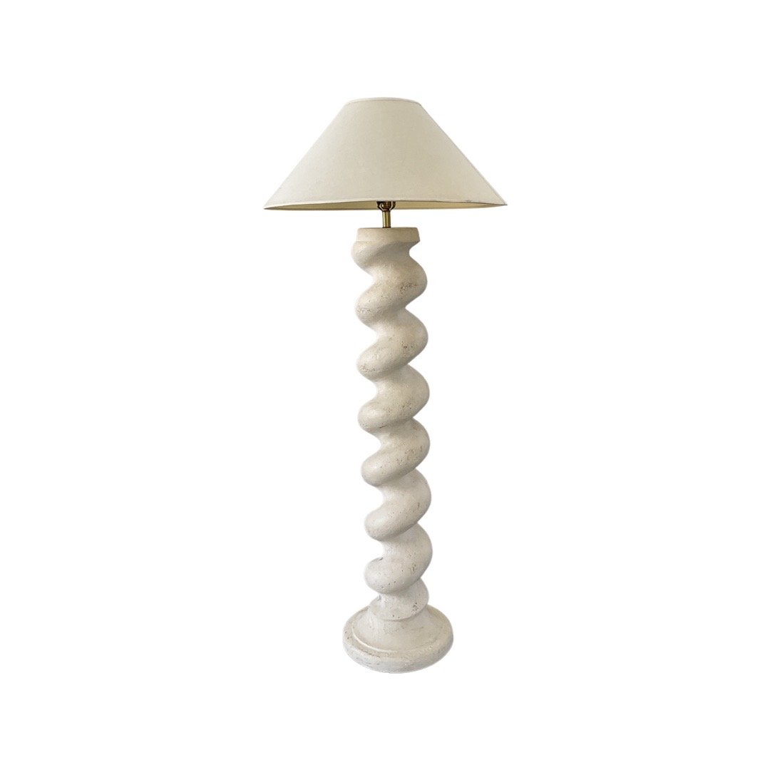 Michael Taylor Plaster Swirl Floor Lamp (1 of 1)