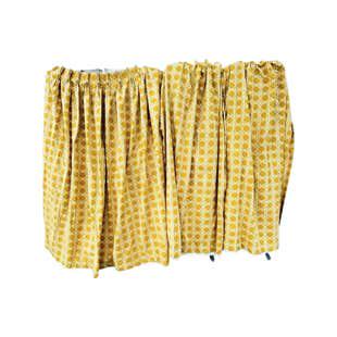 Mid Century Bamboo Style Drapes (Set of 2) (1 of 1)