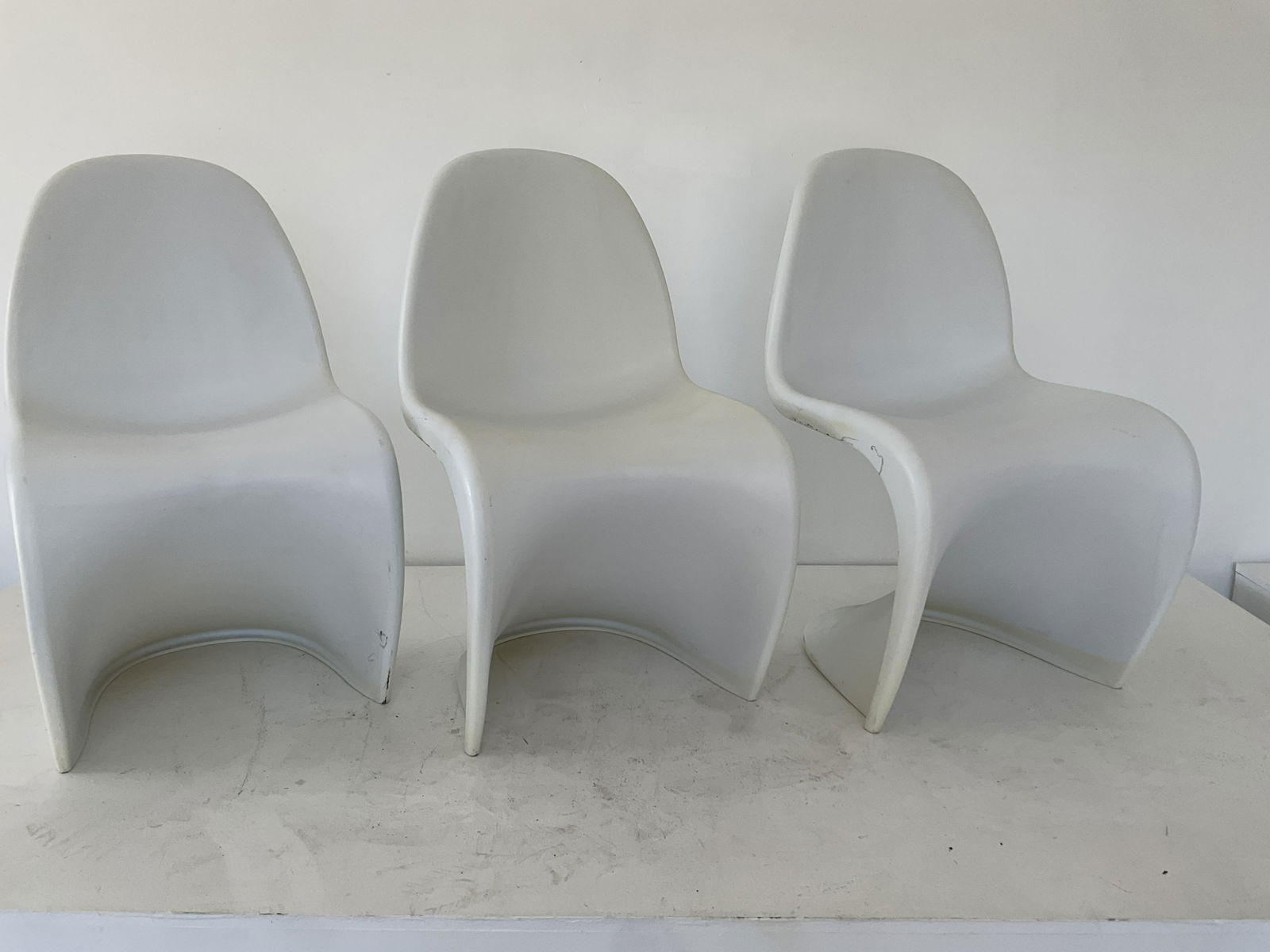 Verner Panton Style Chairs Set of 3 (1 of 2)