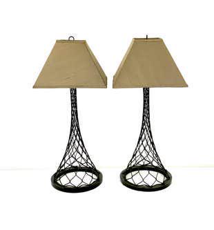 Pair Vintage French Fishnet lamps (1 of 1)