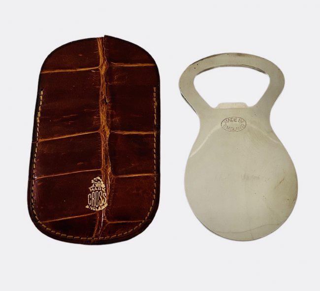 Mark Cross Bottle Opener With Case (1 of 1)