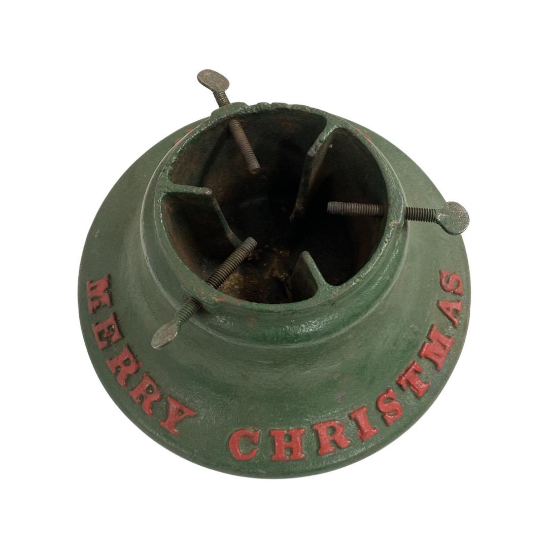 Awesome Vintage Cast Iron Christmas Tree Stand (1 of 2)
