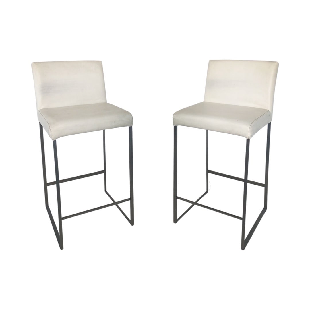 Pair Modern Bar Stools: Pair Modern Bar Stools 36x17x17