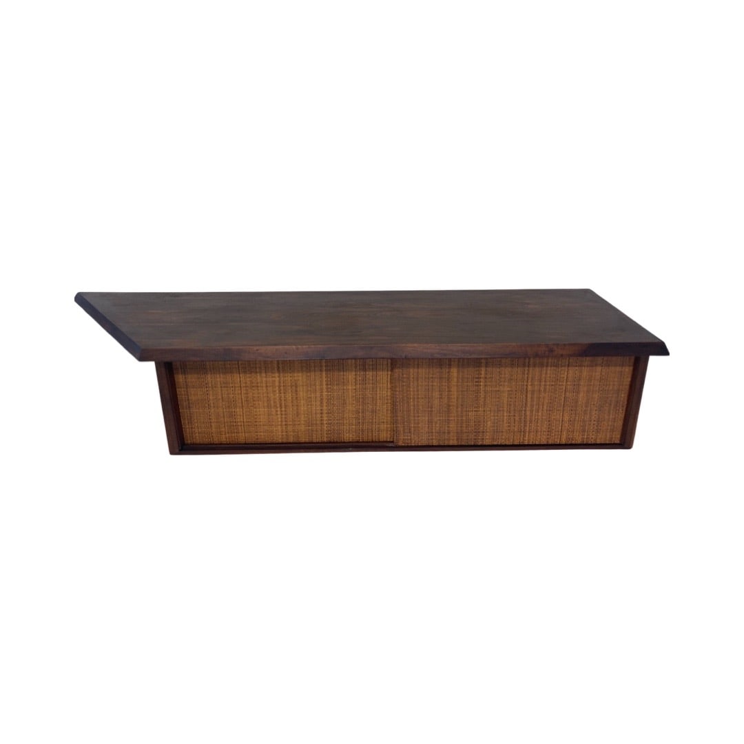 George Nakashima Style Wall Hanging Cabinet: George Nakashima Style Wall Hanging Cabinet 17x39x21