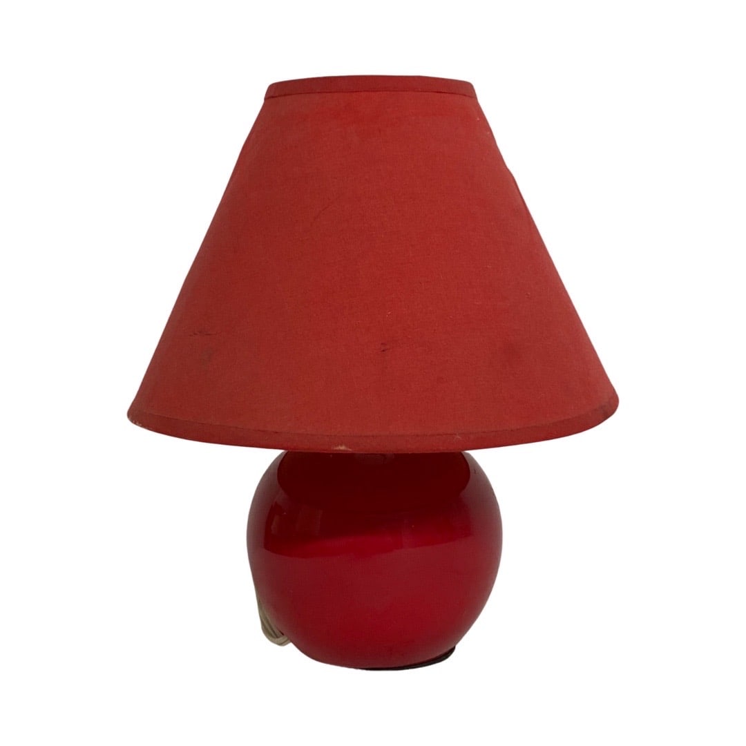 small red globe lamp: small red globe lamp12x8