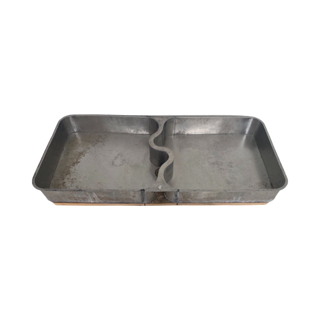 Donald Deskey Rare Stainless Sink: Donald Deskey Rare Stainless Sink6x49x21