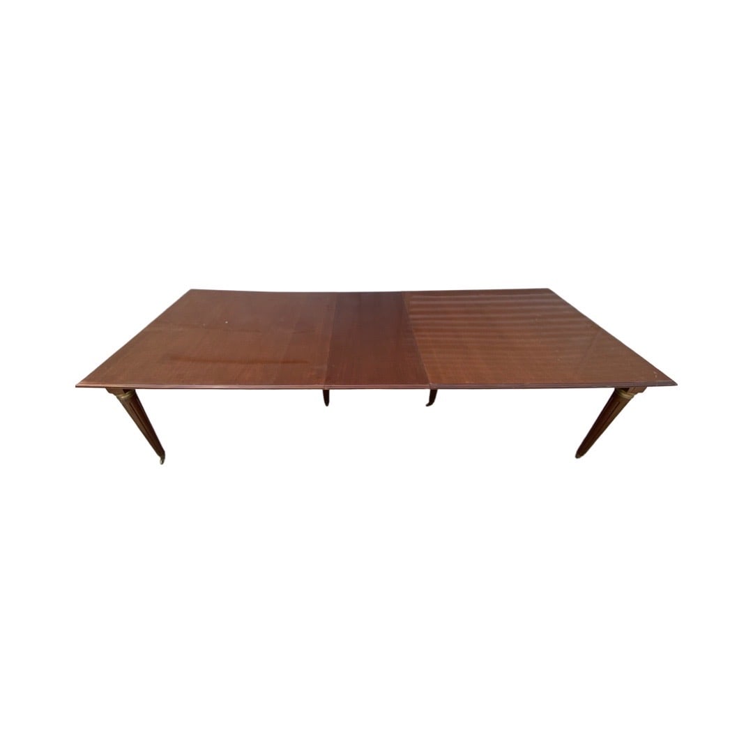Maison Jansen Style Dining Table with Leaf: Maison Jansen Style Dining Table with Leaf30 x 93 X 43