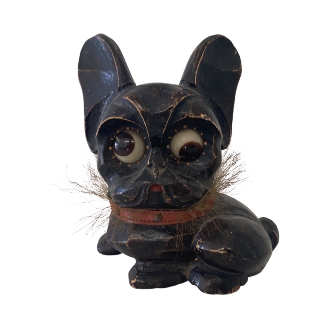 Antique Moving Eye Dog Clock: Antique Moving Eye Dog Clock6 x 5 x3