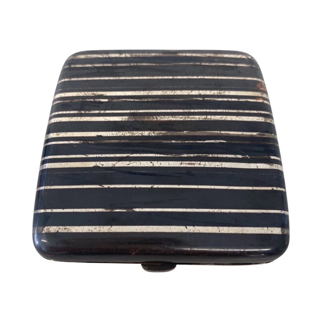 Sterling Niello Cigarrette Case: Sterling Niello Cigarrette Case.5x3x.25