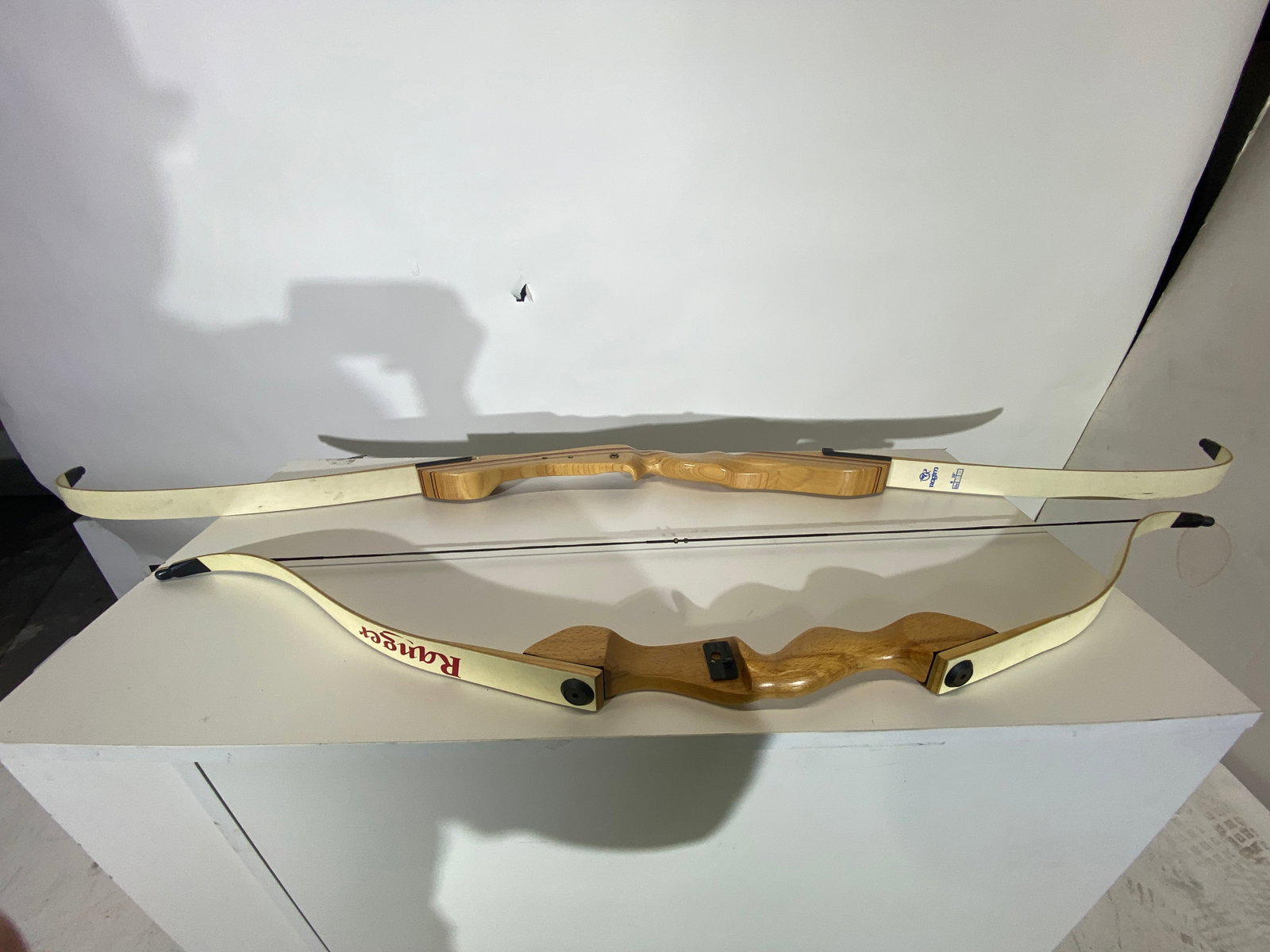 Pair Bows 1 with string (No Arrows): Small 44 X 9Lg 65 X 10
