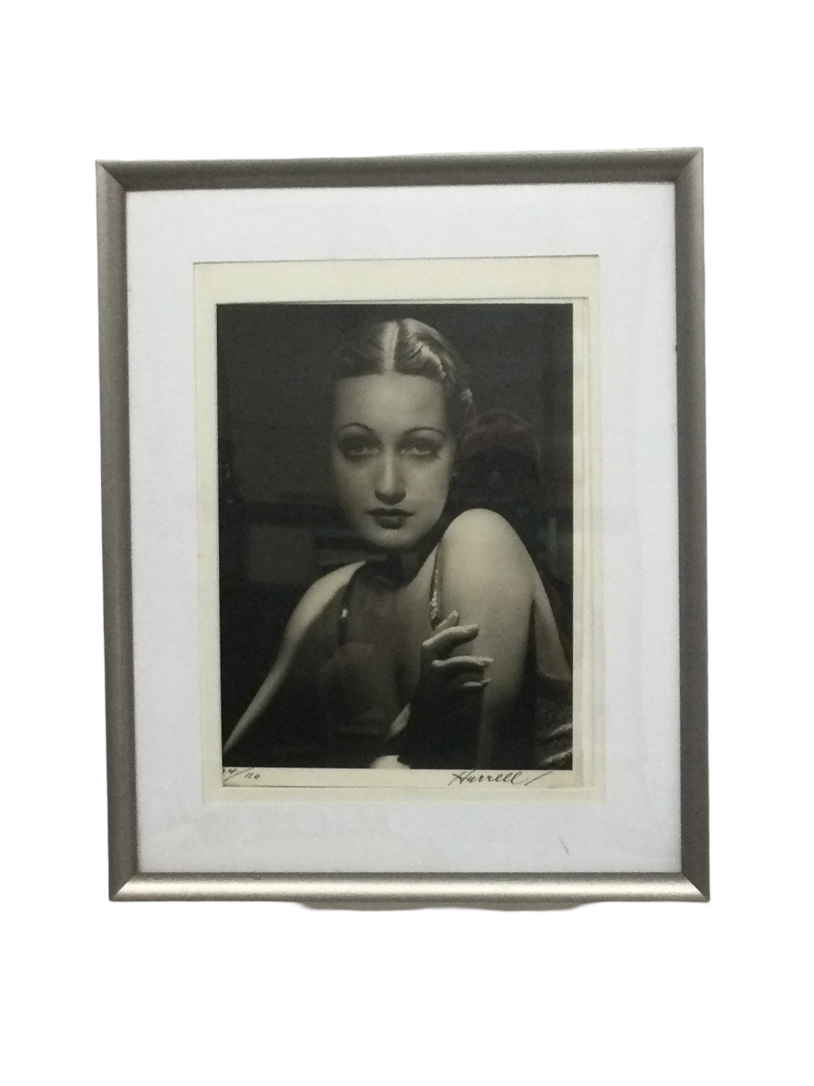 George Hurrell Signed Photograph: 21.25 x 17 x 1George Hurrell Signed Photograph