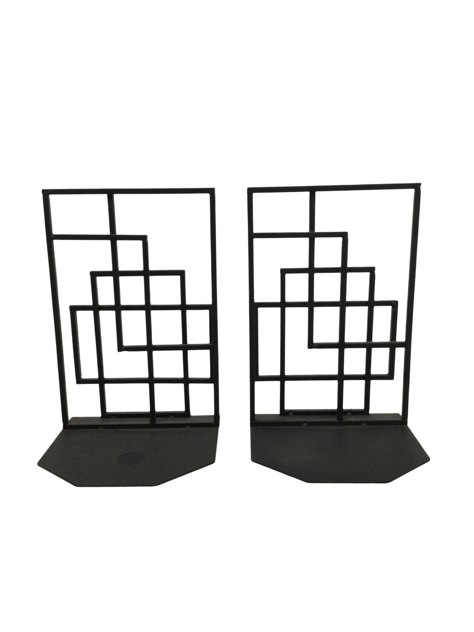 Pair of Modern Bookends: 7 x 4 x 4.5Pair of Modern Bookends