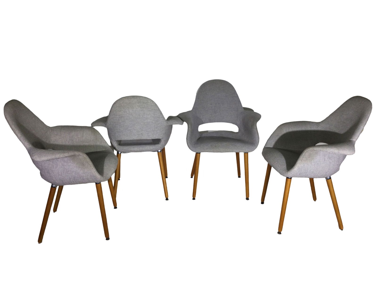 Eames & Saarinen 4 Armchairs (1 of 7)