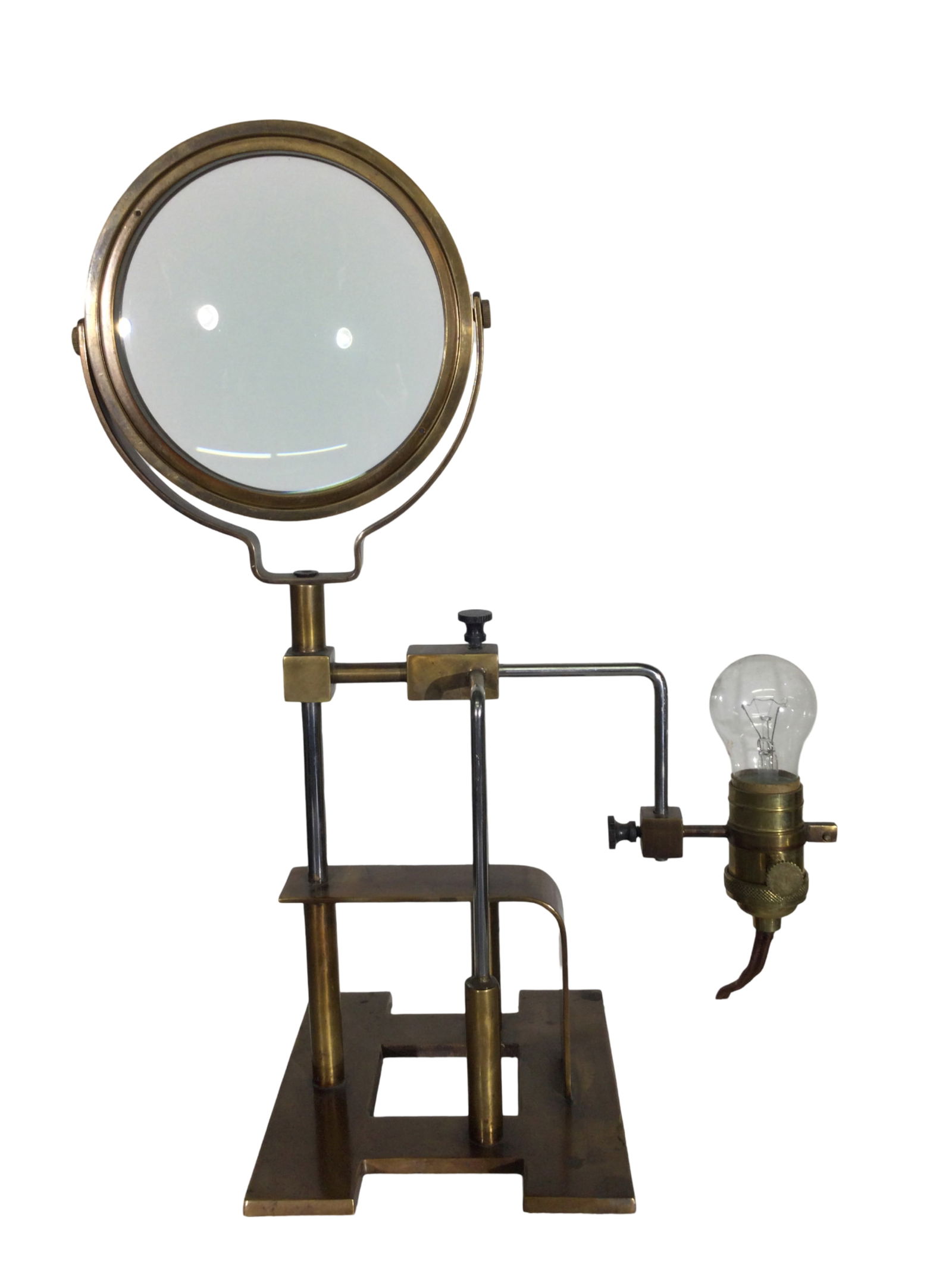 Brass & Steel Steam Punk Lamp (1 of 1)