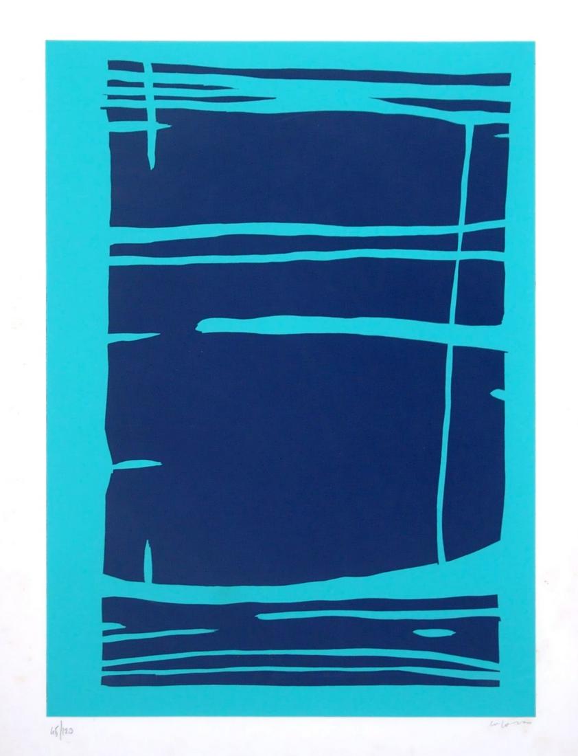 ANTONIO CORPORA, senza titolo: ANTONIO CORPORA (1909, Tunisi - 2004, Roma) [Italia] senza titolo litografia, 85x65 cm es. 45/120, firma dell'artista in basso a destra certificato di autenticità Picenum