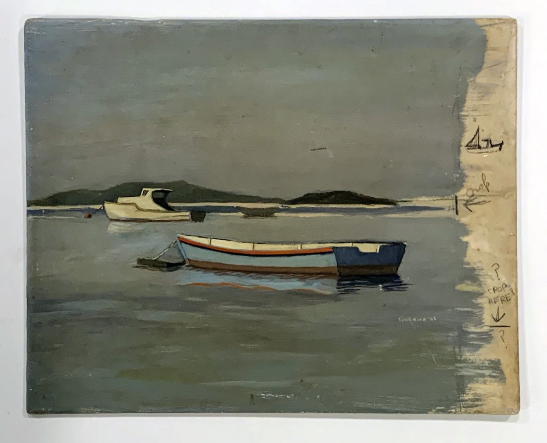 Robert Solotaire Oil - 1966 - South Harpswell, Maine (1 of 6)