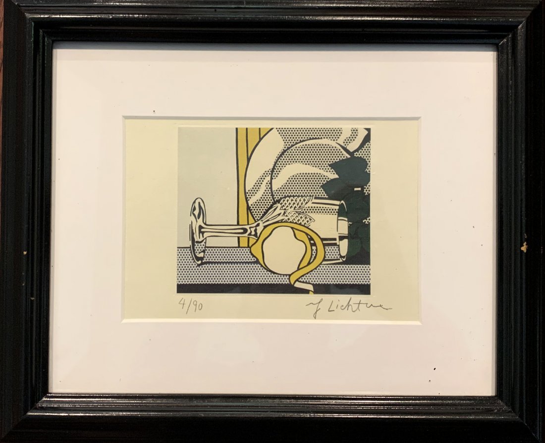 Roy Lichtenstein (1923-1997)Lithograph Signed 4/90 (1 of 3)