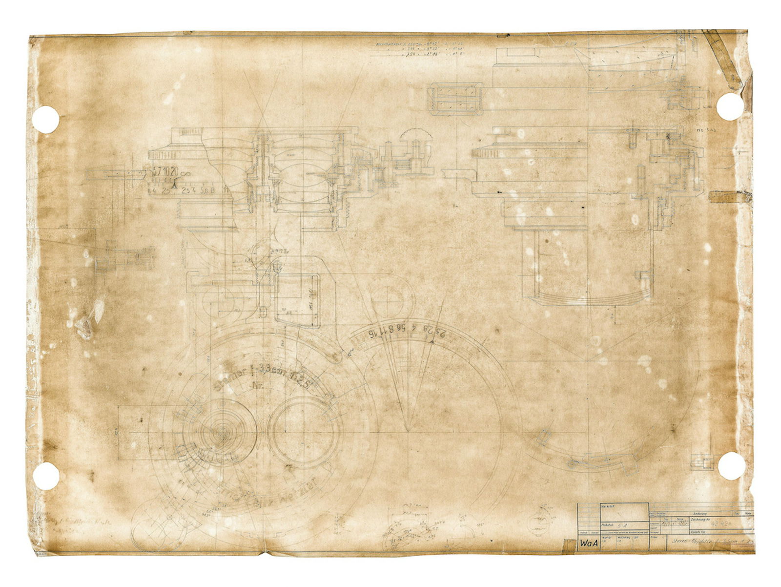 Leitz Drawing of Stemar 3,3cm f/2.5