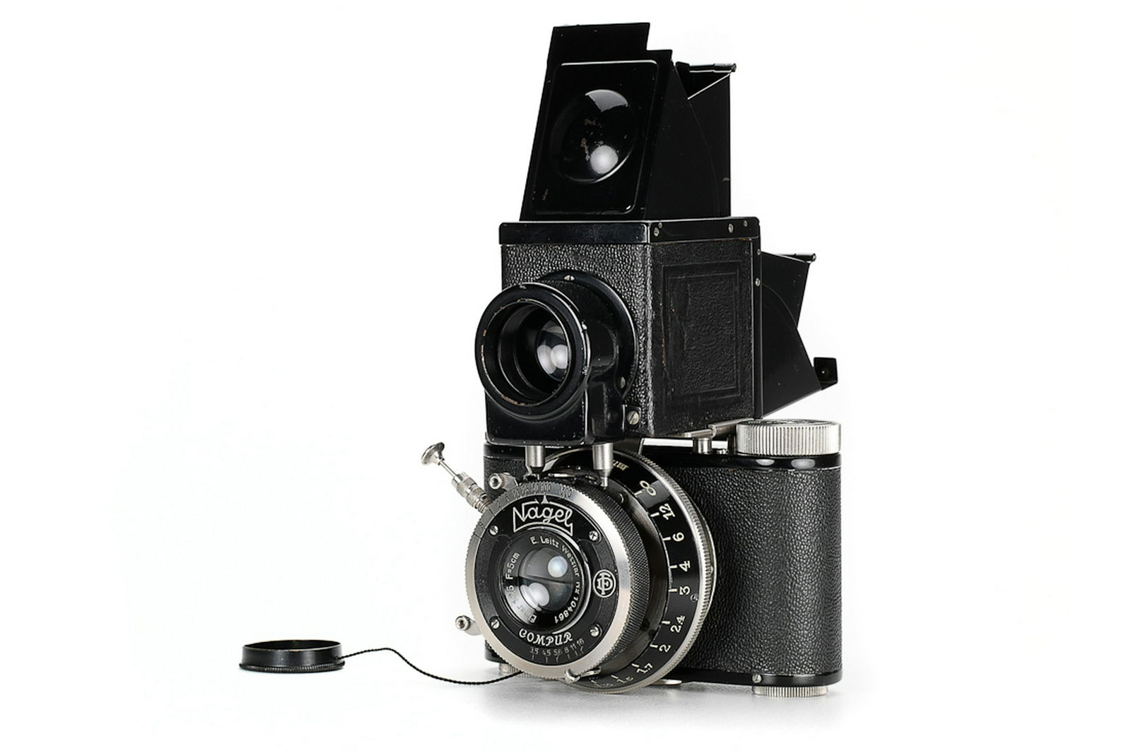 Nagel Pupille 1930’s Leitz Elmar 5cmF3.5 NAGEL PUPILLE 127 Film camera. Rare Leitz ELMAR 5cm f3.5