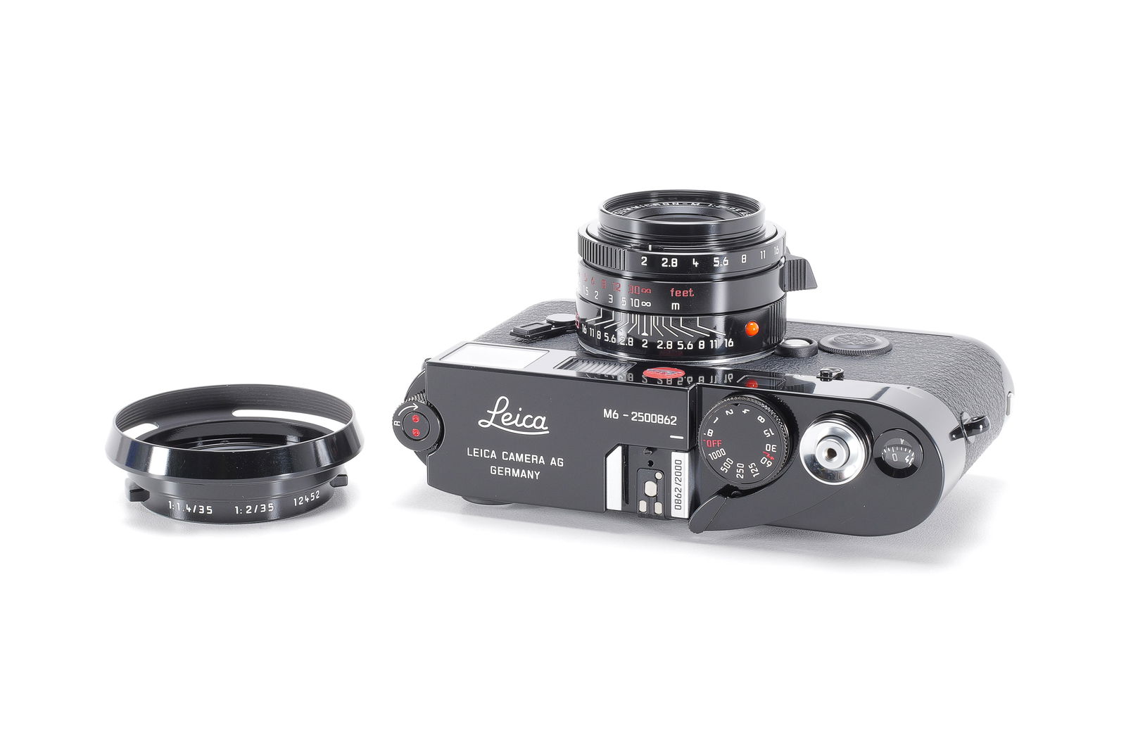 Leica M6 TTL black paint "Millennium" Set (1 of 18)