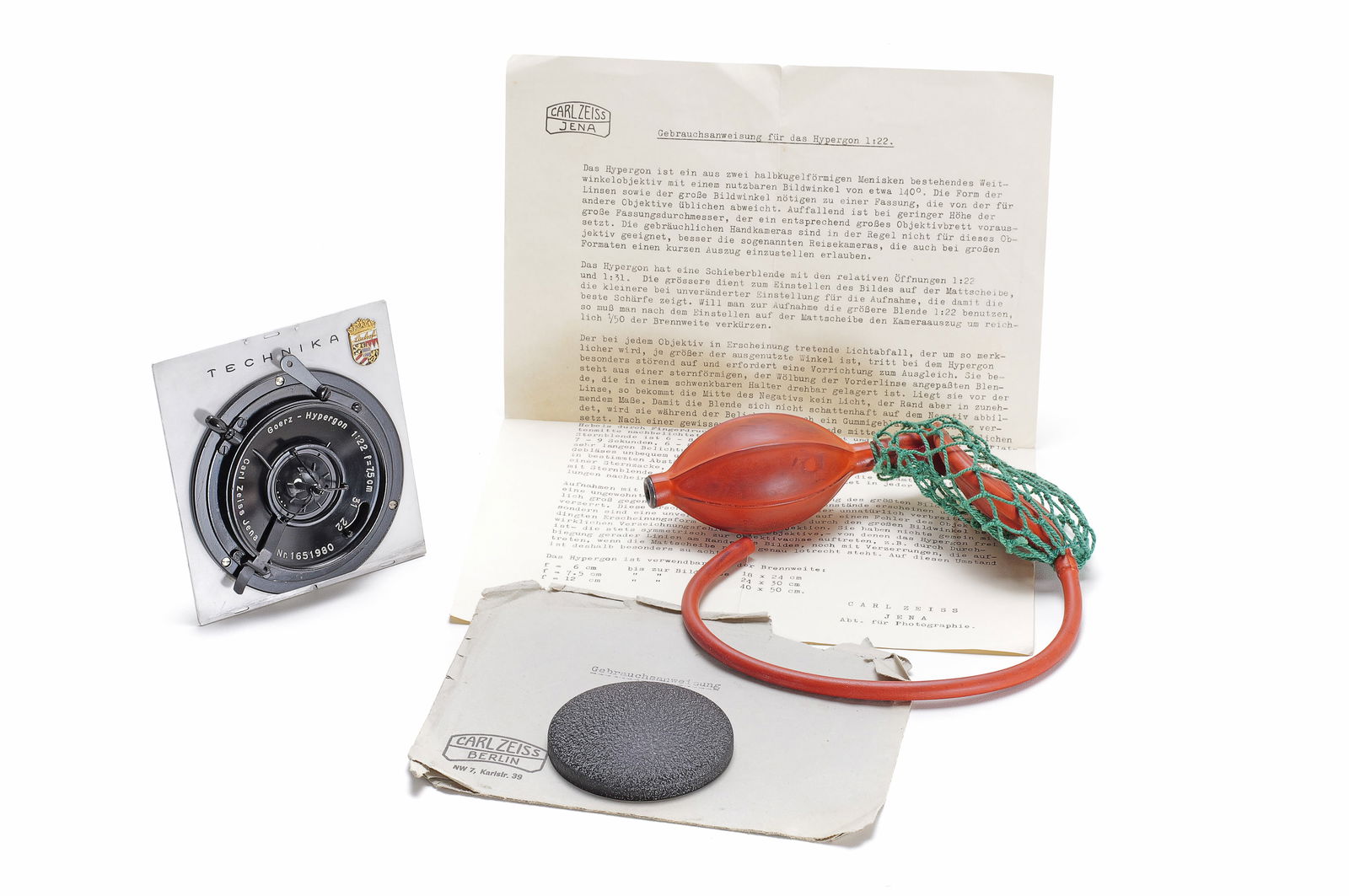 Carl Zeiss Jena Goerz-Hypergon 7,5cm f/22 (1 of 4)