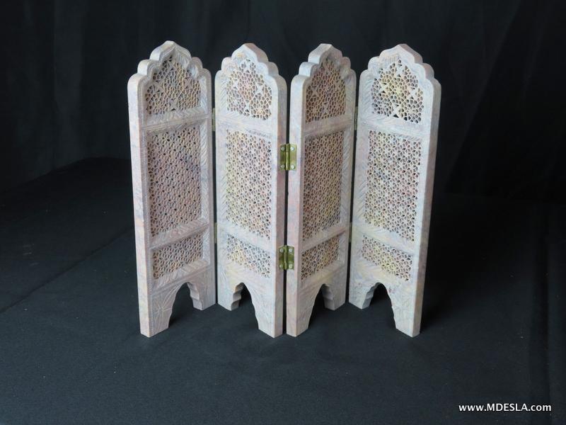 Soap Stone Hand carved Screen- Mini: Soap Stone Hand carved Screen- Mini.- multicolored. 11.5x16x1. 4.3 pounds
