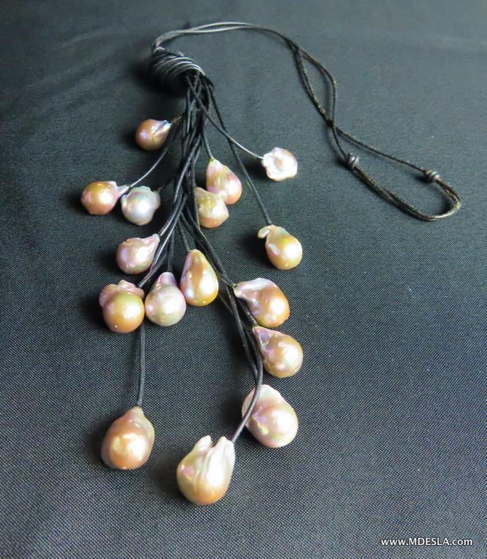 Baroque Pearl Drop Necklace (1 of 1)