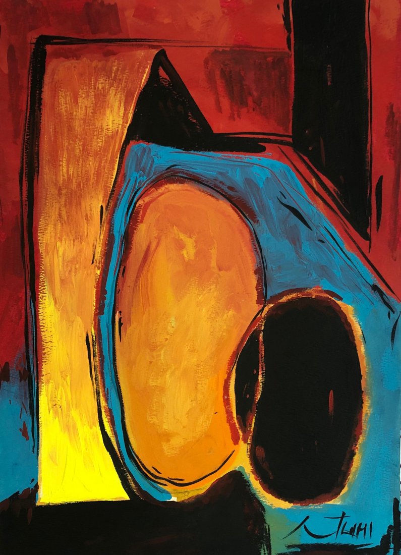 Robert Motherwell (Gouache on paper) (1 of 1)