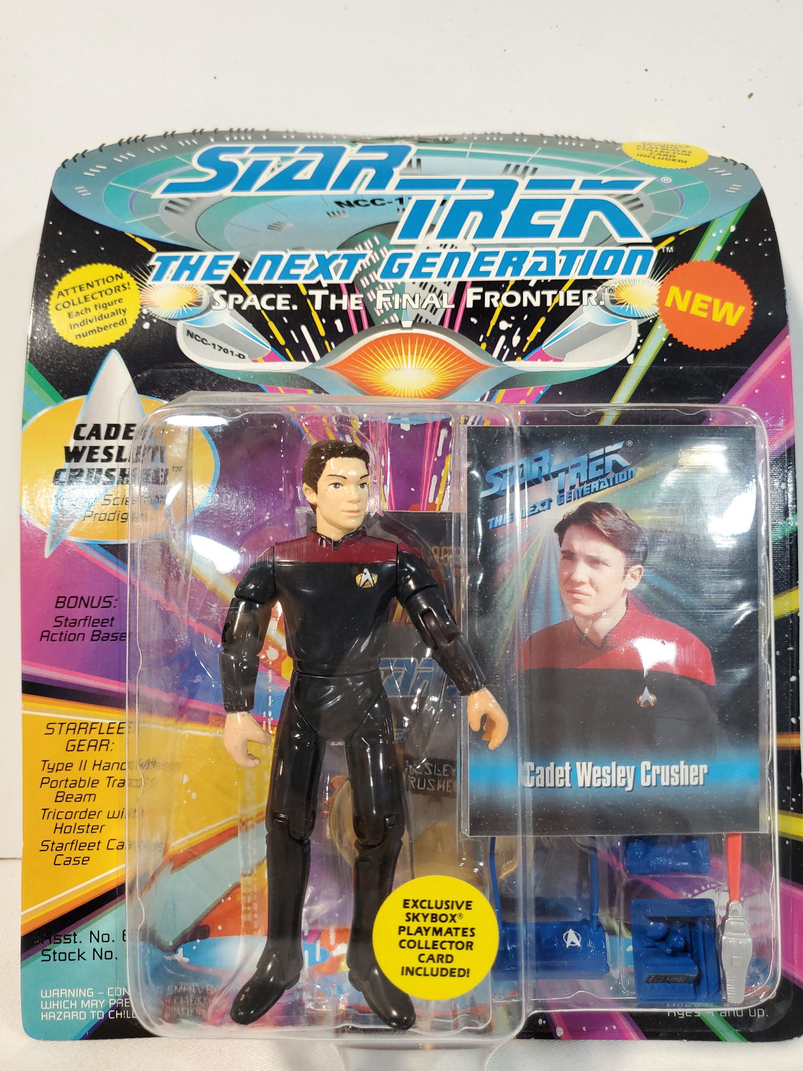 Playmates Star Trek: The Next Generation Cadet Wesley (1 of 3)