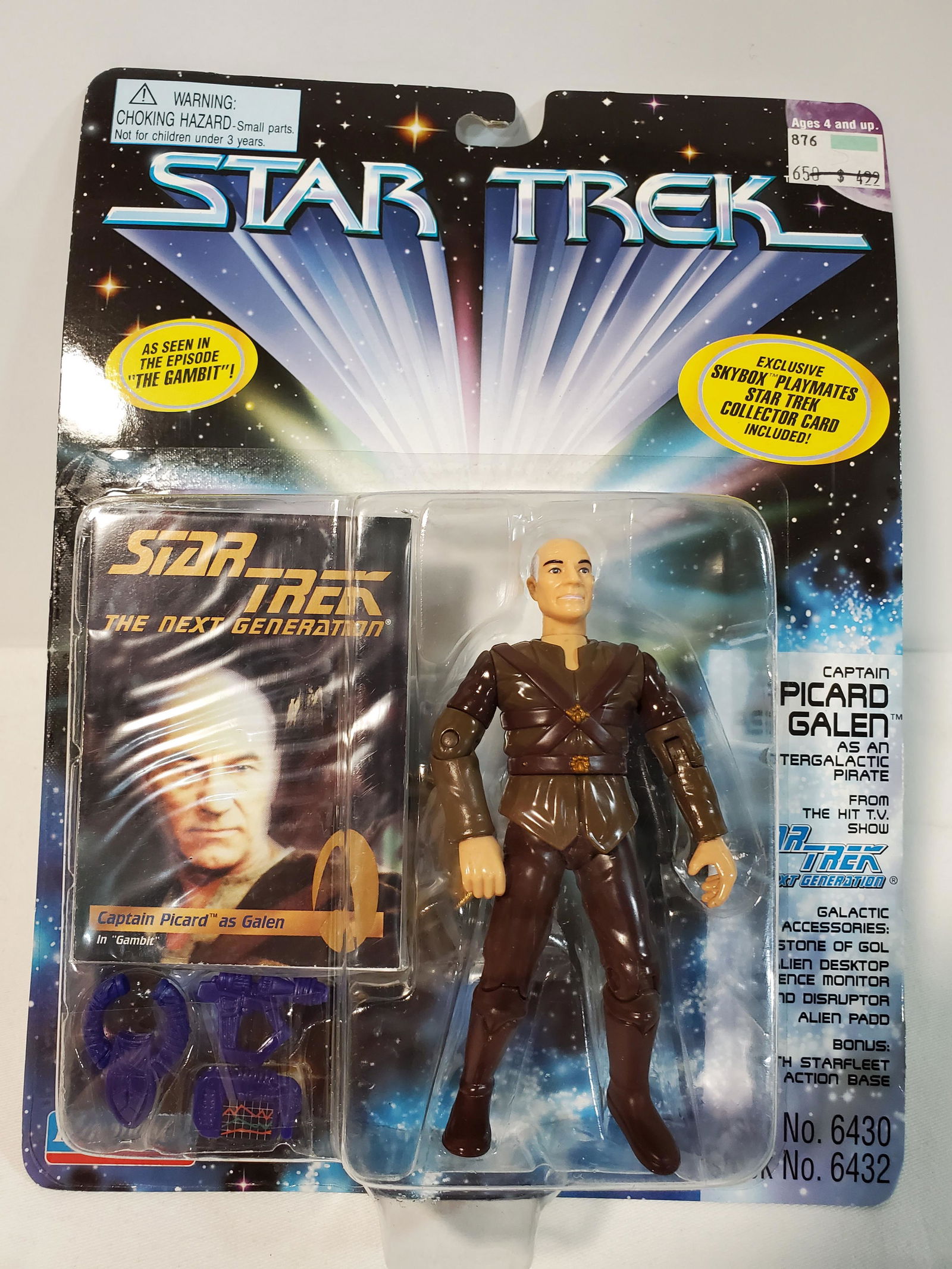 Playmates Star Trek Captain Picard Galen as (1 of 3)