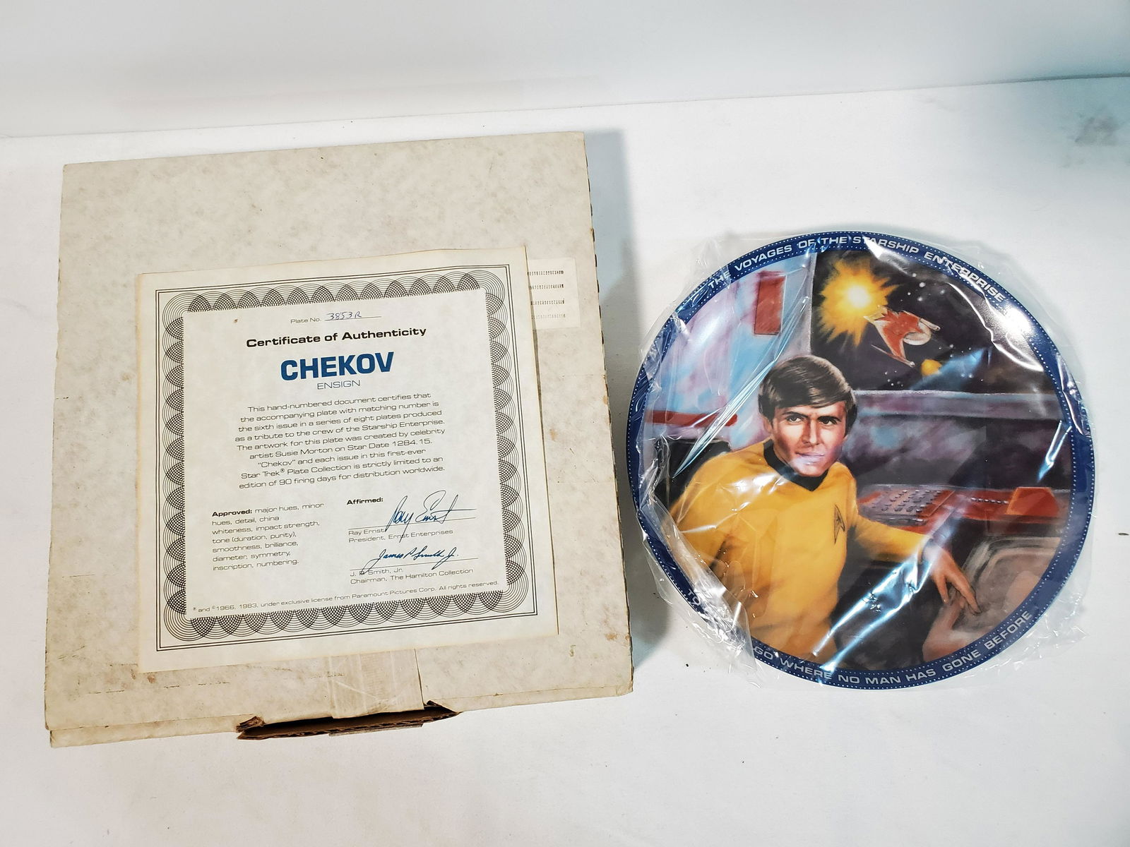 "Chekov" Star Trek Plate Collection by The Hamilton (1 of 2)