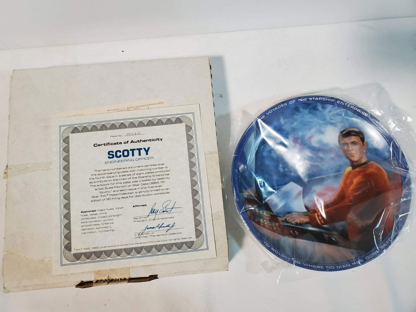 "Scotty" Star Trek Plate Collection by The Hamilton (1 of 2)