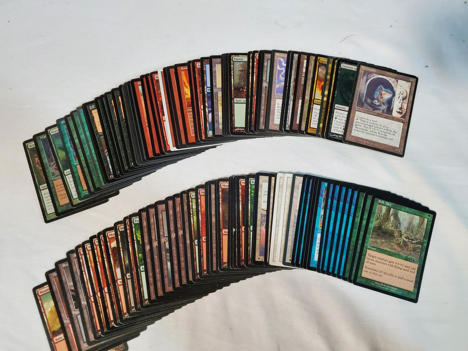 100 Miscellaneous Magic the Gathering cards: This is a stack of 100 random Magic the Gathering Cards. Its a mix of creatures and land cards.