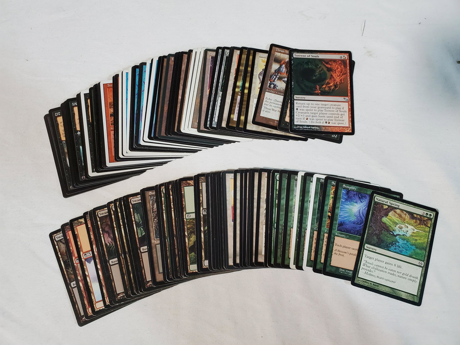 100 Miscellaneous Magic the Gathering cards: This is a stack of 100 random Magic the Gathering Cards. Its a mix of creatures and land cards.