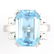 Aquamarine Diamond Ring