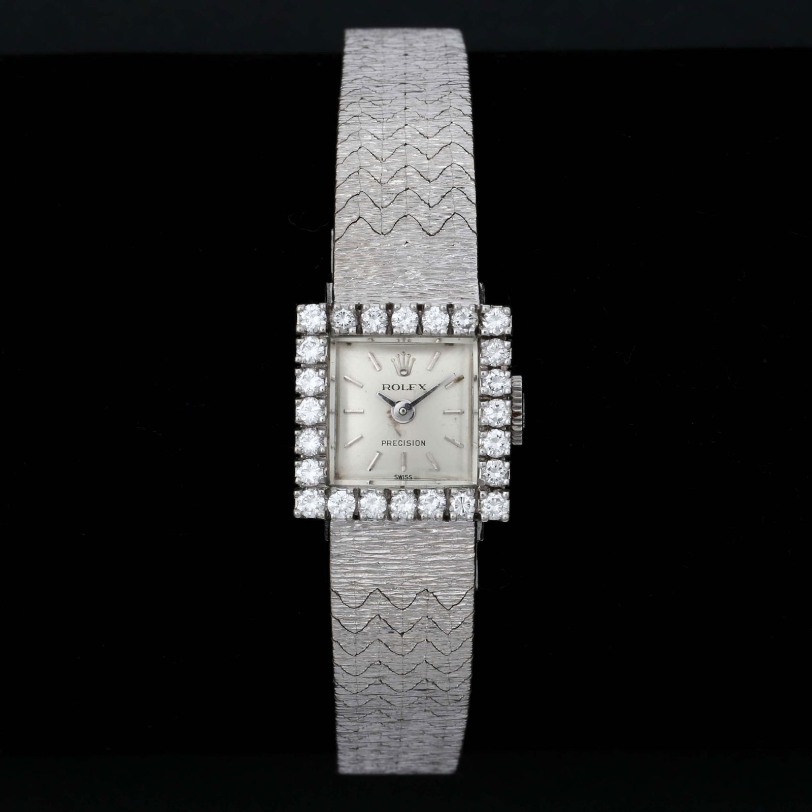 ROLEX LADIES WATCH WHITE GOLD WITH DIAMONDS (1 of 3)