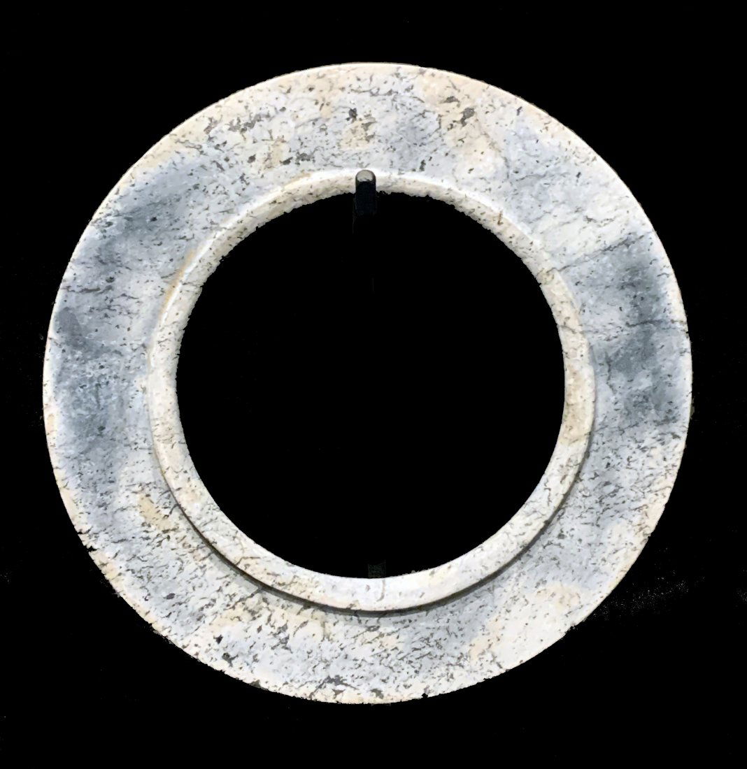 Collared Chinese Jade Bi, Shang Dynasty 1600 BC-1046 BC (1 of 12)