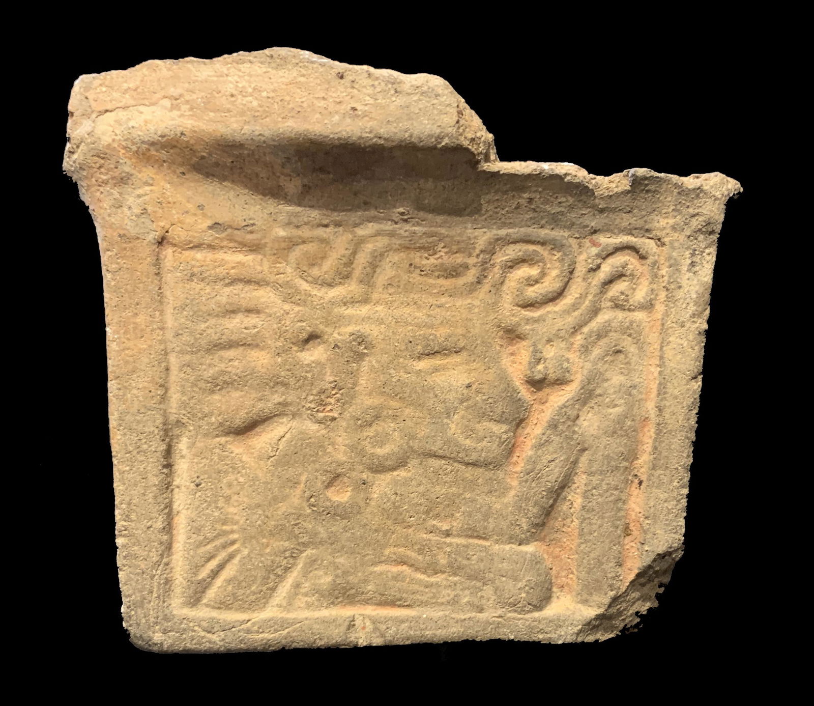 Mayan Tripod Bowl Fragment of Itzamna 400-600 AD (1 of 6)