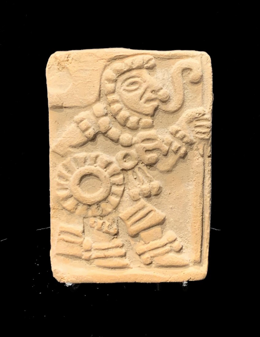 Aztec Warrior Stamp (1300-1521 AD) (1 of 14)