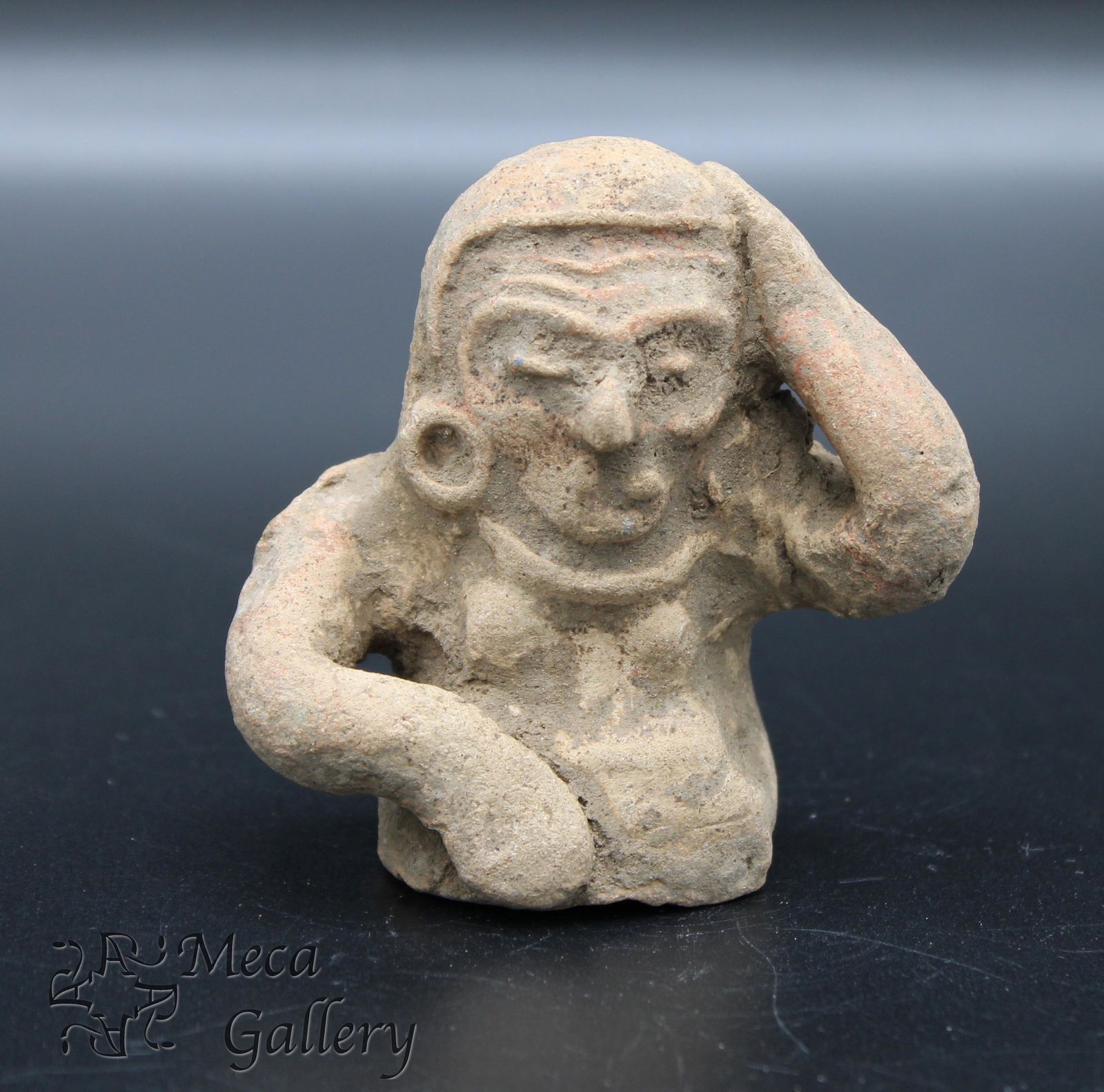 Mayan Female Seated Dignitary, Pre Colombian 600-800 AD (1 of 6)