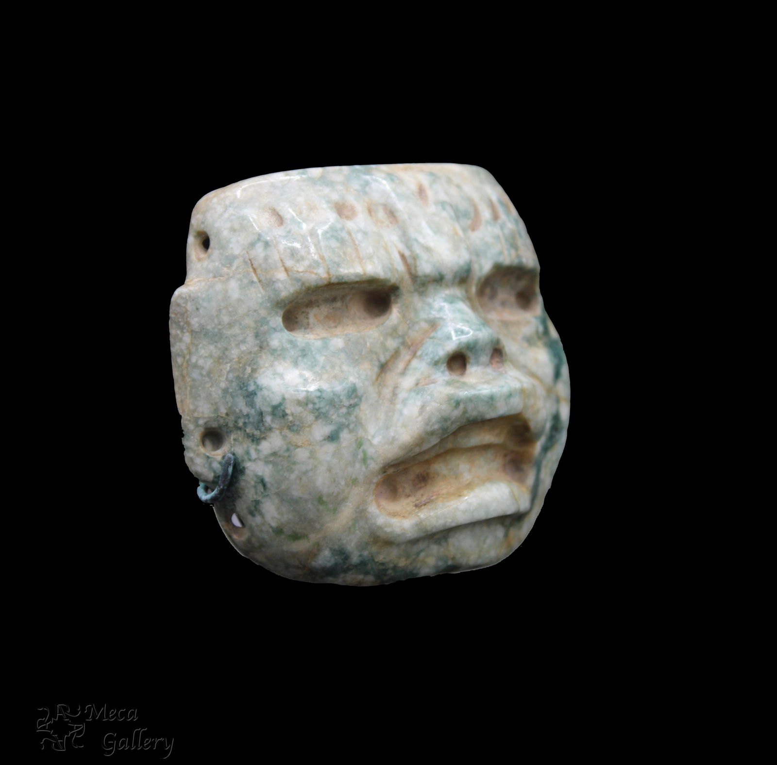 Corn God/ Feathered Serpent  Maskette (1200-900 BC) (1 of 15)