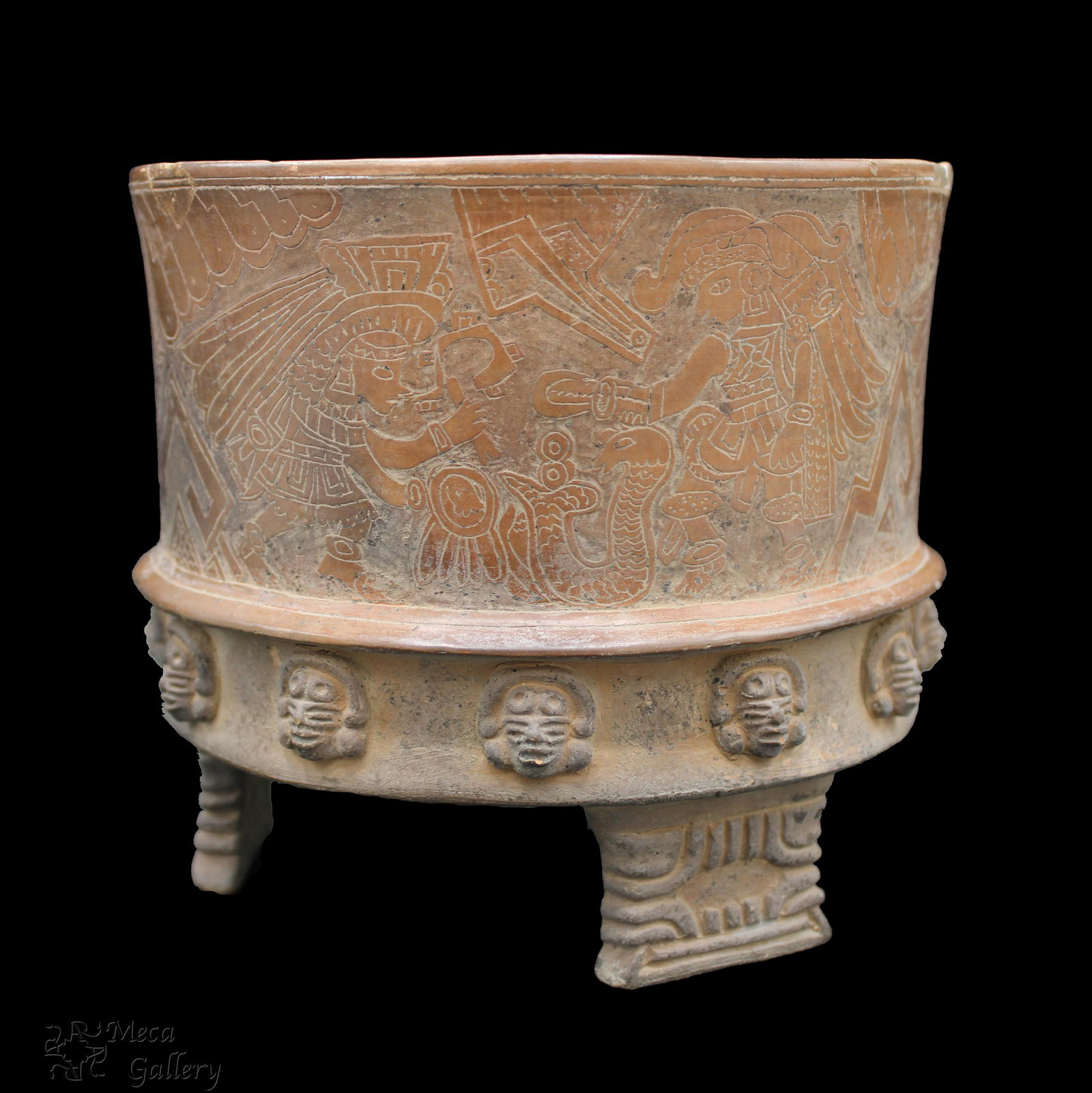 Classic Teotihuacan Tripod Bowl (100-650 AD) (1 of 19)