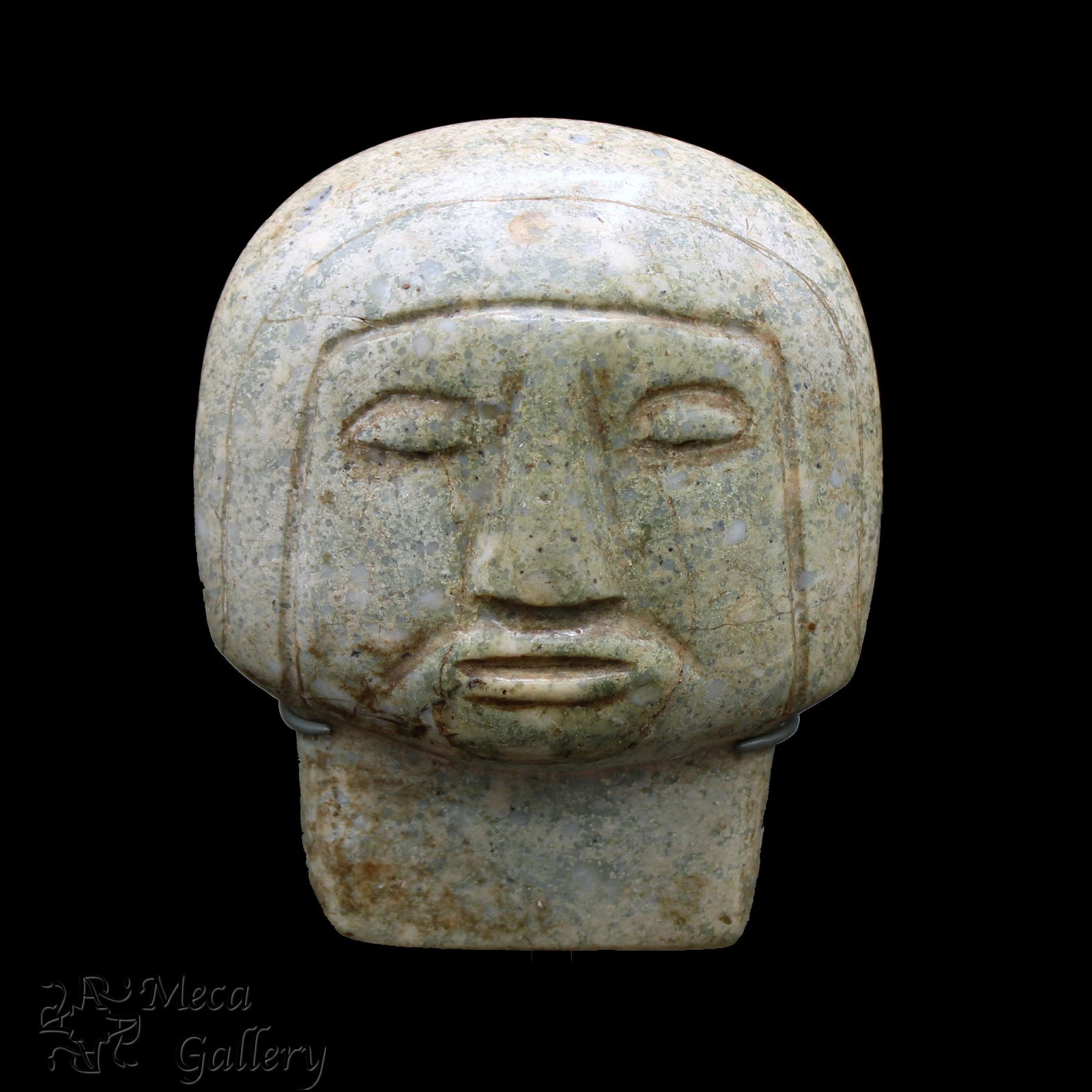 Rare Xochipala Stone Head (1000-500 BC) (1 of 14)