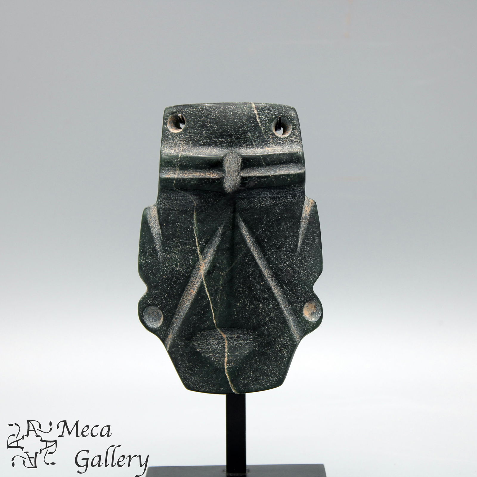 Mezcala Maskette w/ Bird Ear Notches (300 BC-500 AD) (1 of 14)