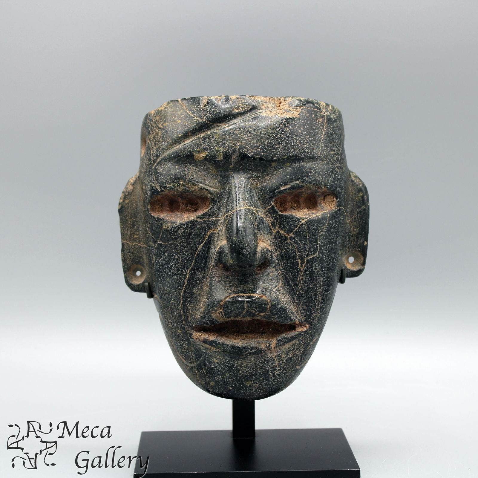 Pre-Classic Teotihuacan Mask, Serpentine~ 200 BC-100 AD (1 of 15)