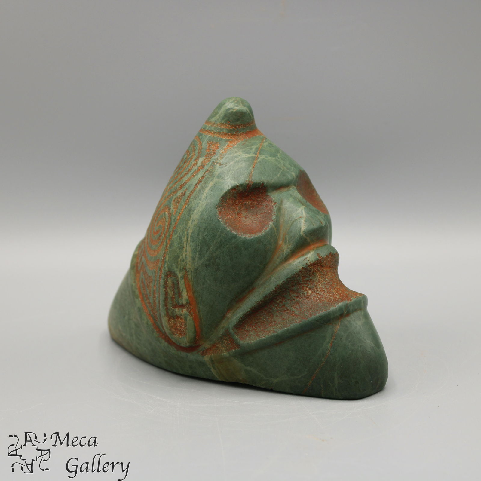 Taino Dark Green Zemi  (900-1500 AD) (1 of 14)