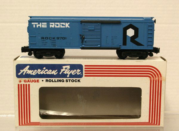 American Flyer 4-9701 Rock Box Car: American Flyer S-Gauge 4-9701 Rock Box Car NIB