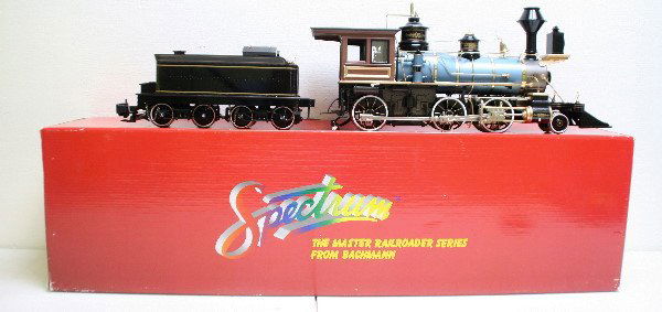 Bachmann Spectrum Baldwin 2-6-0 engine & tender: No. 81499 Baldwin Narrow Gauge 2-6-0 Mogul Locomotive. Painted Unlettered. G Scale. New in Box Box:Y