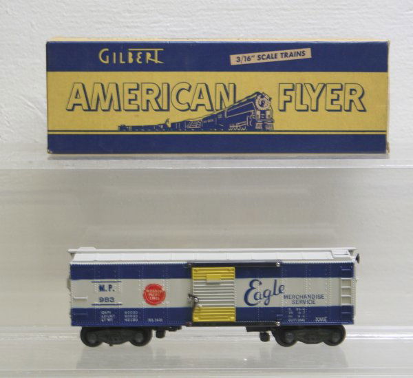2801 american flyer s gauge 983 boxcar mopac american flyer 983