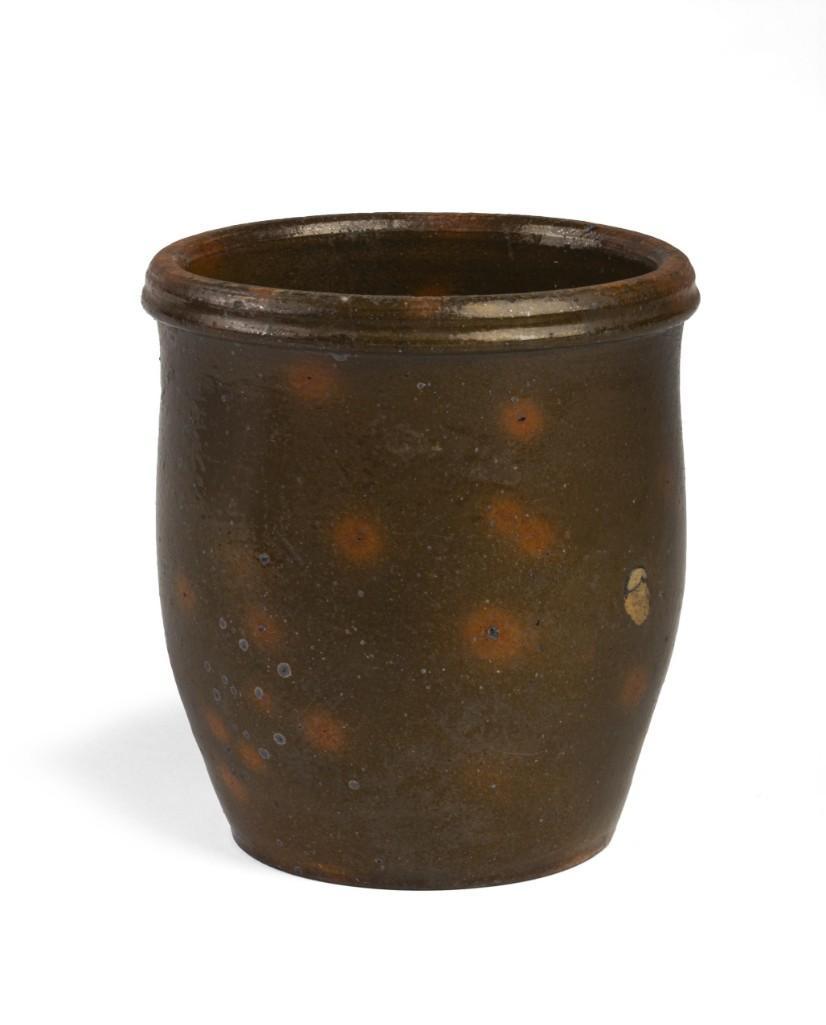 Redware Jug, Probably Gonic, NH, 1839-85. (1 of 1)